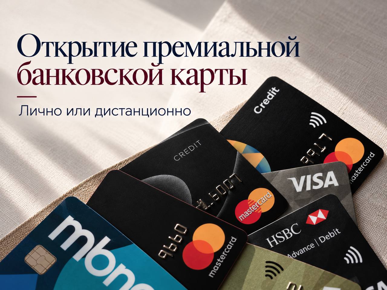 Оформление премиальных банковских карт Visa и Mastercard в Грузии — DOCSGO.GE
